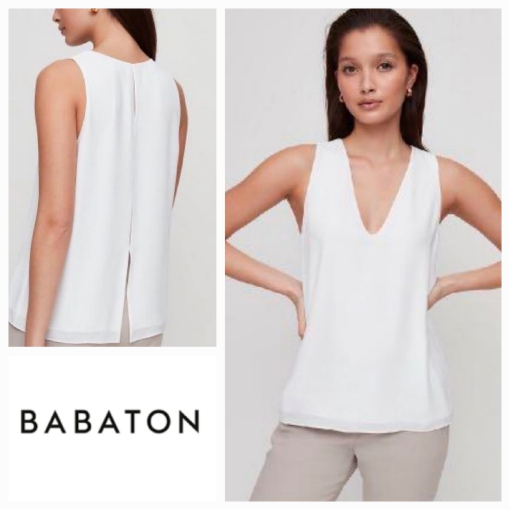 BABATON S Maddox Blouse Lilac Purple Size Small Aritzia